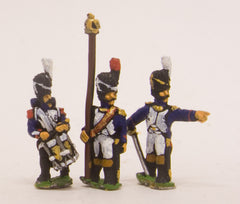PN4 French: Guard Chasseur: Command:  Officers, Standard Bearers & Drummers