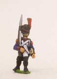 PN56 French: Line Infantry 1793-1806: Grenadier in Bearskin, advancing with Musket upright
