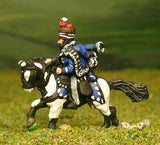 PNB24 British Cavalry: Command: Hussar Officer, Standard Bearer & Bugler
