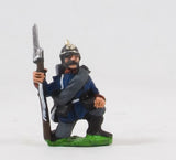 PO14 Prussian: Saxon Infantry: Kneeling, ready, in Helmets