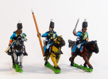 NUPPN61 Cavalry: Command: Hussar Officer, Standard Bearer & Trumpeter in Mirliton