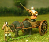SAM17 Samurai: Warrior Monk General standing in cart with horse and attendant
