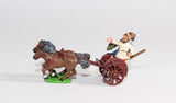 SIA2 Scots Irish: Two horse Chariot with javelinman and driver