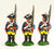 SYP2a Seven Years War Prussian: Musketeer at attention, variants.
