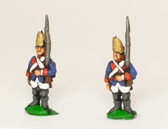 SYP8a Seven Years War Prussian: Grenadier at attention, variants