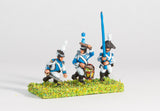 WES6 Westfalia or Berg: Line Infantry: Command: Officer, Standard Bearer & Drummer