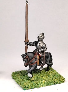MER81a Renaissance 1520-1580AD: Mounted Men at Arms in Closed Helmets with Lance & 2 Pistols
