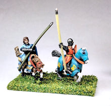 MID82 Spanish: Knights, 1250-1350AD with Lance & Large Shield on Barded Horse