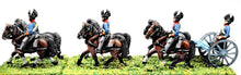 NE11 British: Royal Horse Artillery Limber with seated gunner, six horses and three drivers