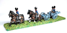 NE15 Congreve rocket carriage with limber, two seated gunners, four horse team & two drivers