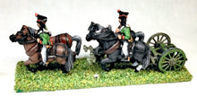NE30 Russian: Foot Artillery limber with four horses & two drivers
