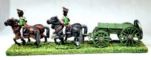 NE32 Russian: Artillery caisson with four horses & two drivers
