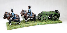 NE43 French: Ammunition caisson with four horse team and two drivers in bicorne