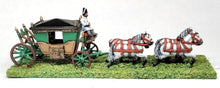 NE45 Coach with four horses & driver with a Napoleonic General