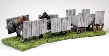 RXE11 Eastern European Medieval or Renaissance four horse protected wagon