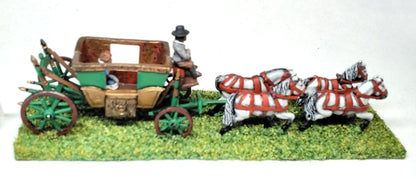 RXE16 Coach with four horses and driver and an ECW/30YW General