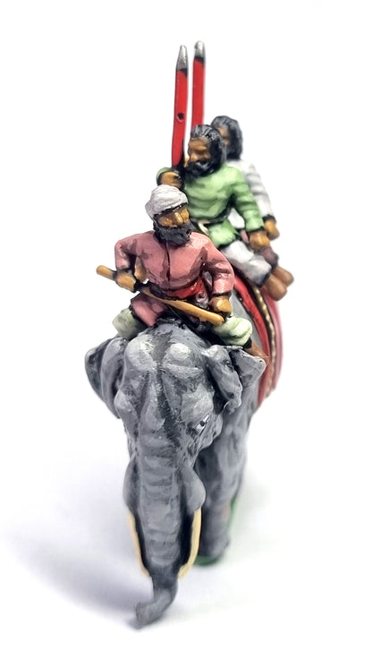 SAE12 Sassanid Persian: Elephant with driver and two javelinmen astride