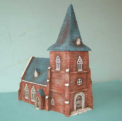 HOV13B5 European Church with detachable spire