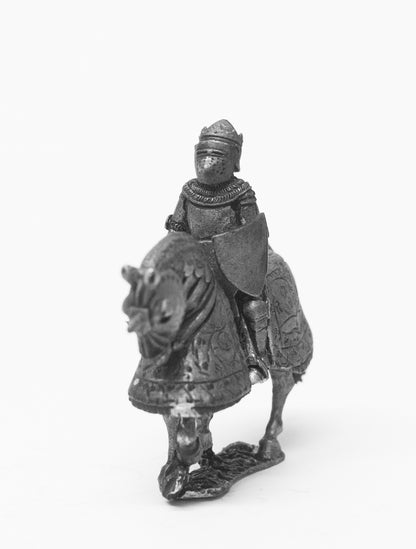 16WM Burgundian: Mounted King c.1400