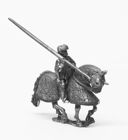 3WM Burgundian: Feudal Man at Arms / Gendarme, Super Heavy Knight with Lance