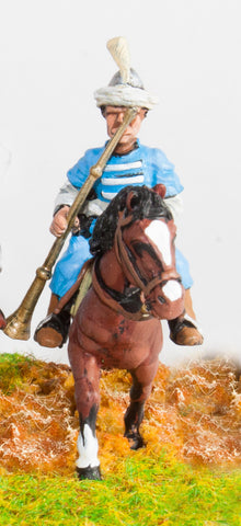 7aWP Islamic Persian: Mounted Trumpeter