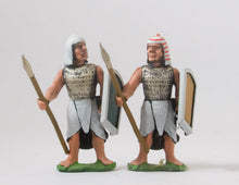 AEG1 Egyptian: Medium Infantry with Spear & Shield, head variants