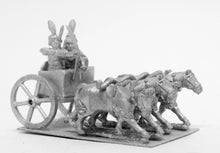ANK32 Kushite Egyptian: 4 Horse chariot, archer, spearman and driver