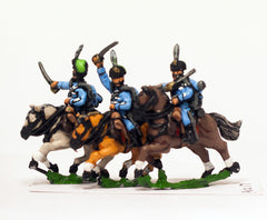 AUO17 Austrian Army 1861-66: Cavalry: Hussars wearing Kutsma (fur cap with bag)