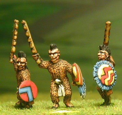 AZ1 Cuachic in War-suit with Sword and Shield