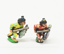 AZ10a Veteran Warriors (Tequihuahqueh), in Breachclout with Sword, Javelin and Shield