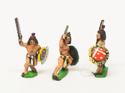 AZ11 Veteran Warriors (Tequihuahqueh), in Breachclout with Sword and Shield