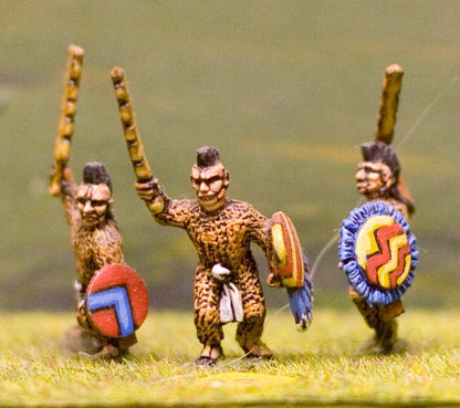 AZ1 Cuachic in War-suit with Sword and Shield