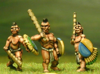AZ3 Cuachic in Breechclout with Sword and Shield