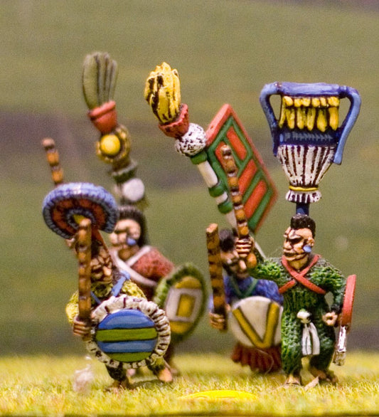 AZ2 Cuachic in War-suit: Standard Bearer