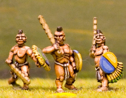 AZ3 Cuachic in Breechclout with Sword and Shield