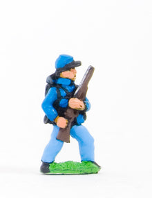 BG10 Union or Confederate: Infantry in Kepi & Tunic with Full Pack & Equipment: At the Ready