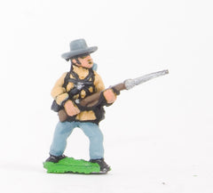 BG18 Union or Confederate: Infantry in Slouch Hat & Tunic with full pack and equipment:At the Ready (fixed bayonet)