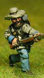 BG20 Union or Confederate: Infantry in Slouch Hat & Tunic with full pack and equipment:Charging (fixed bayonet)