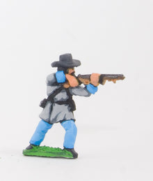 BG27 Union or Confederate: Infantry in Slouch hat & Frock Coat, firing