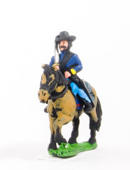 BG51 Union or Confederate: Trooper in Slouch Hat with shouldered sword on walking horses