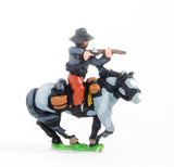 BG63 Union or Confederate: Trooper in Slouch Hat, firing carbine forward  on charging horses