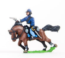 BG64 Union or Confederate: Trooper in Kepi firing pistol on charging horses
