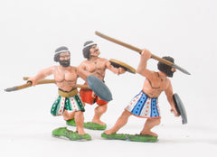 BIB1 Canaanite: Javelinmen, assorted poses
