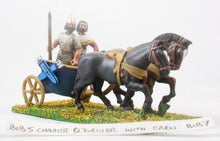 BIB5 Canaanite: Chariot with two horses & driver