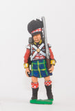 BN18a Highlander: Flank Coy, marching with shouldered Musket