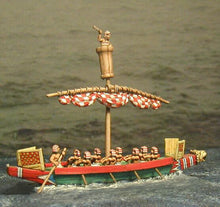 BOAT 3 Middle Eastern Boat with single furled sail, suitable for most Biblical armies.