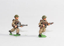 BRIT6 British 1939-45: Three Bren gunners and three second gunners advancing