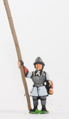 BRO27 European Armies: Heavy Pikeman in Helmets with pike upright