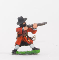 BRO66 European Armies: Musketeers in Long Coat & Wide Brim Hat with Apostles: Firing