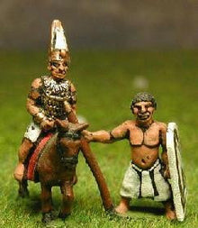 BS12 Old & Middle Kingdom Egyptian: Command pack: Pharoah on mule with bodyguard infantry